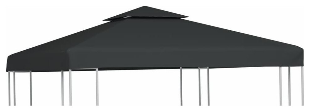 vidaXL Gazebo Cover Canopy Replacement 9.14 oz/yd² Dark Gray 10  x27x10  x27  40878   Contemporary   Gazebos   by BisonOffice  Houzz