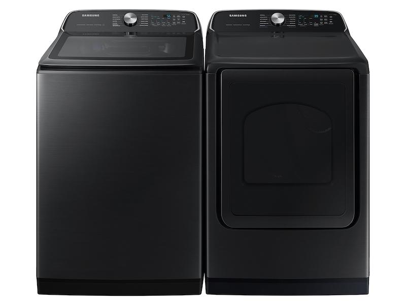 Samsung DVE55CG7100V 7.4 Cu. Ft. Smart Electric Dryer With Steam Sanitize+ In Brushed Black