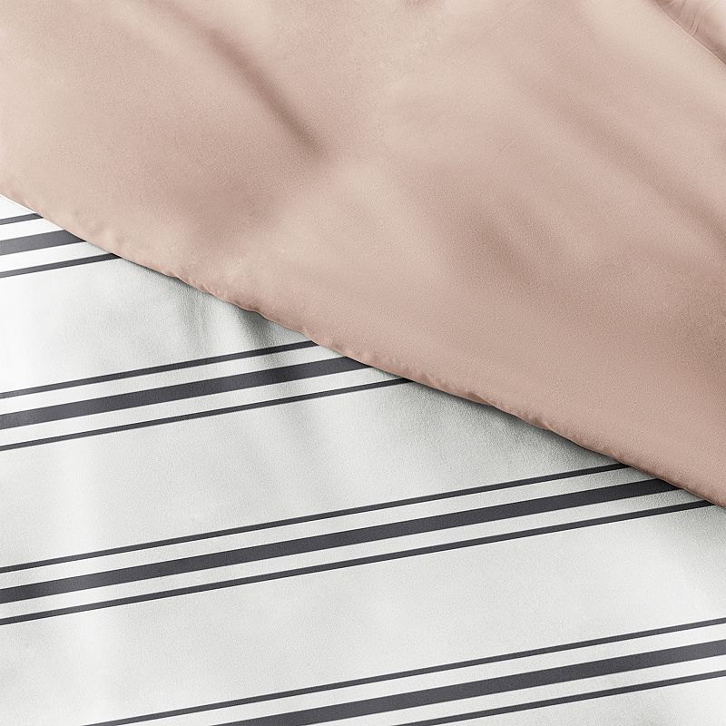 Home Collection Premium Ultra Soft Desert Stripe Reversible Duvet Cover Set