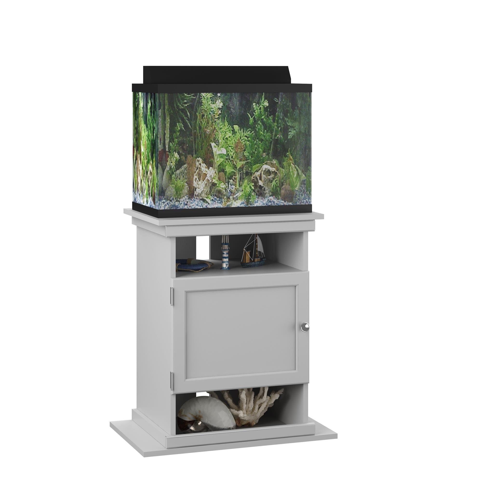 Ameriwood Home Flipper™ 10/20 Gallon Aquarium Stand， Dove Gray