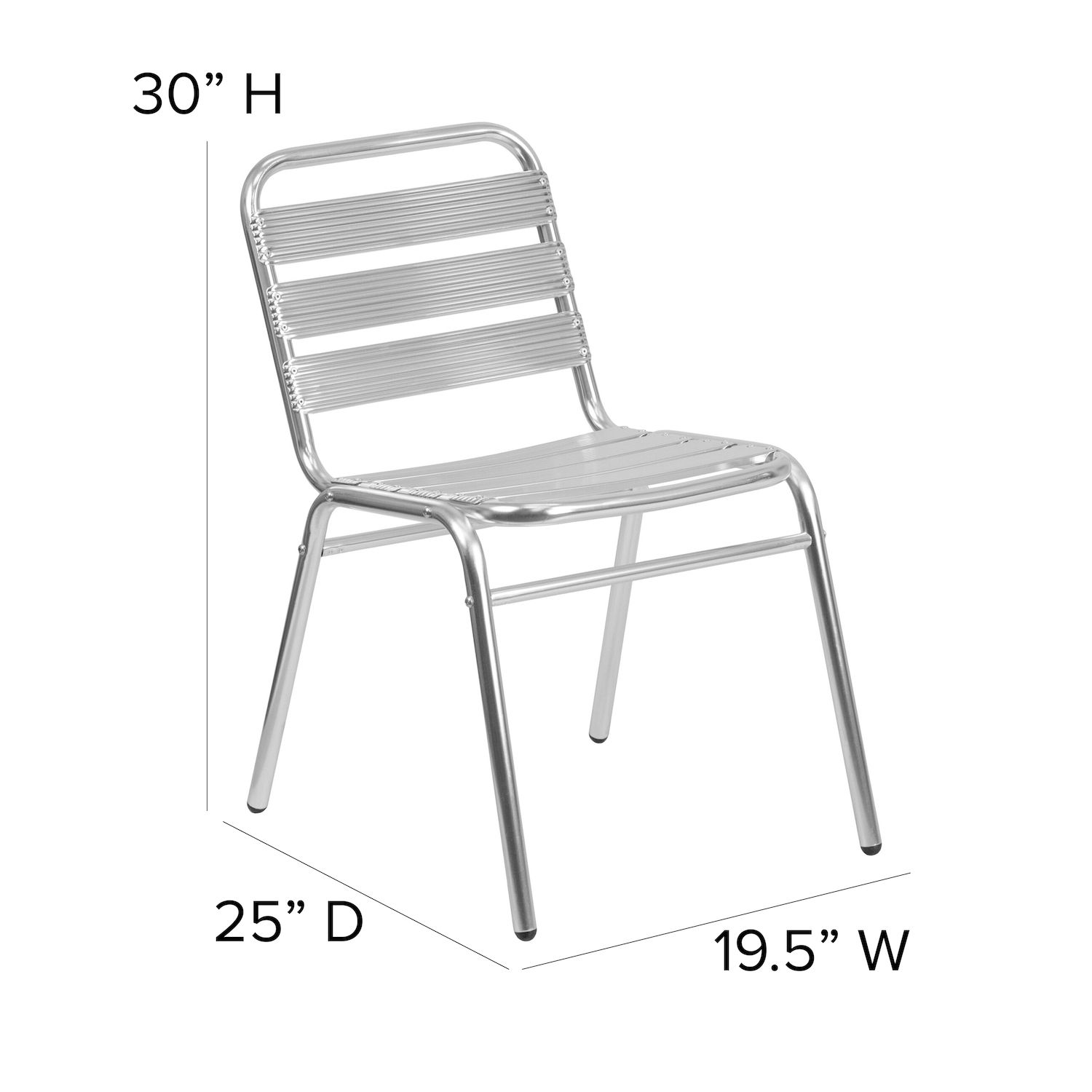 Flash Furniture Lila Commercial Indoor / Outdoor Stacking Chair