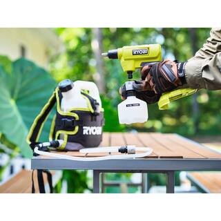 RYOBI ONE+ 18V Cordless Battery 4 Gal. Backpack Chemical Sprayer and. 5L Compact Sprayer (Tool-Only) P2806BTL-P28014BTL