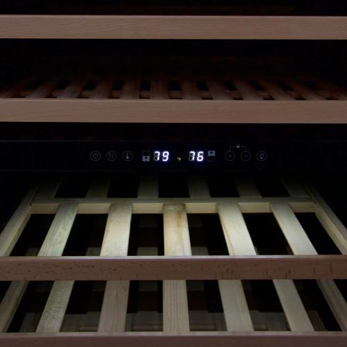 Avanti 154-Bottle Designer Series Wine Cooler With Dual-Zone WCD165DZ3S