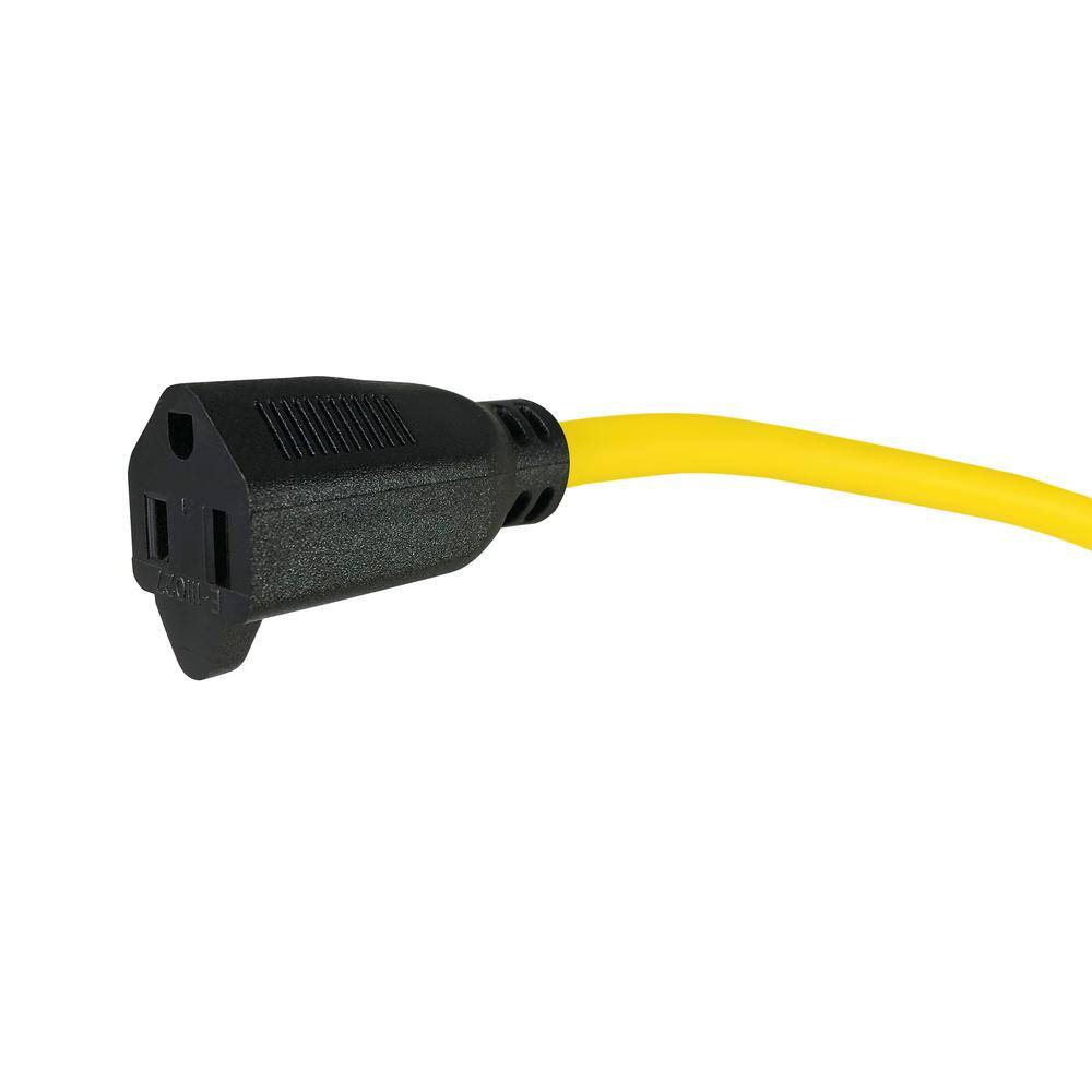 Husky 50 ft. 123 Extension Cord Yellow HD#1004823554