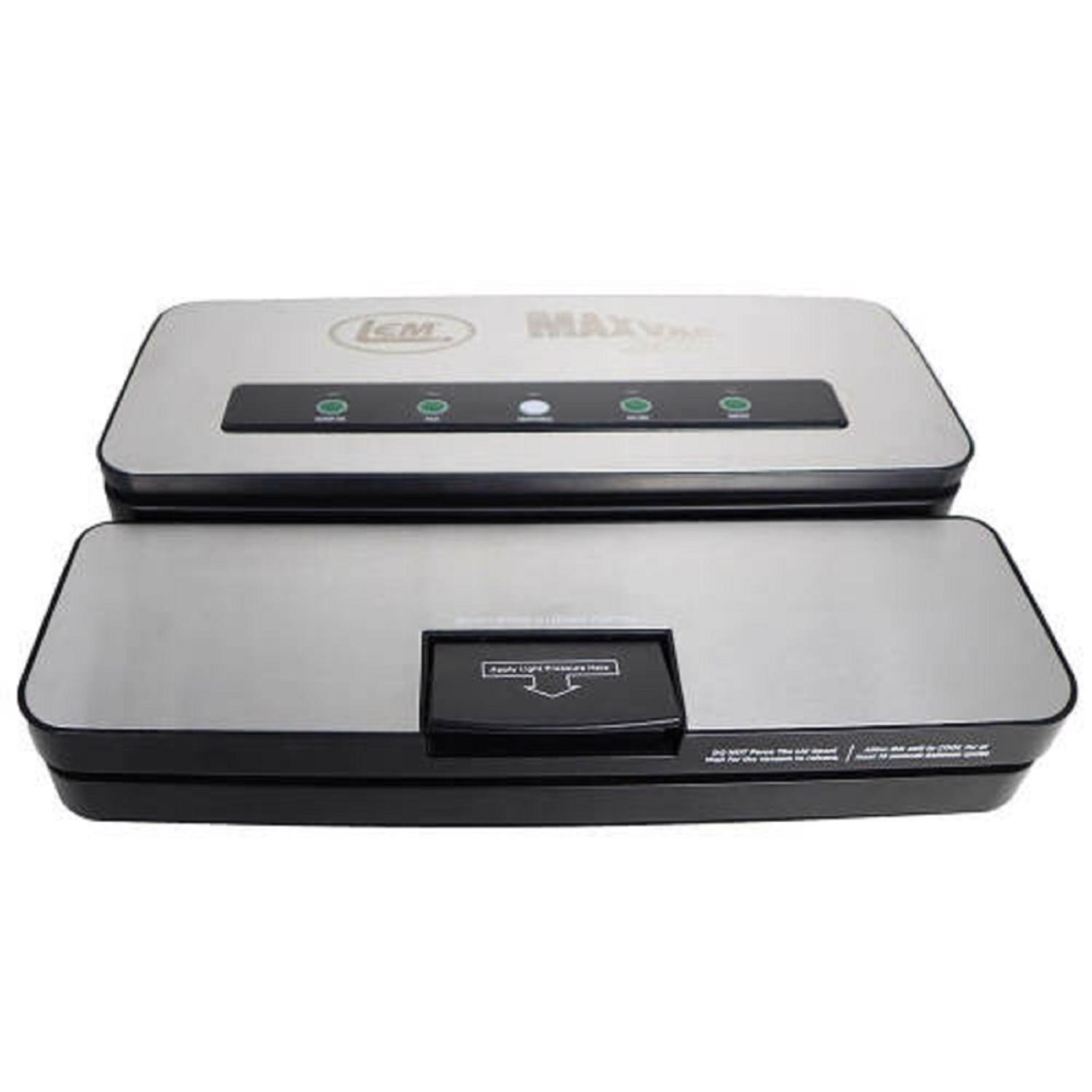 LEM MaxVac 250 Black/Silver Food Vacuum Sealer