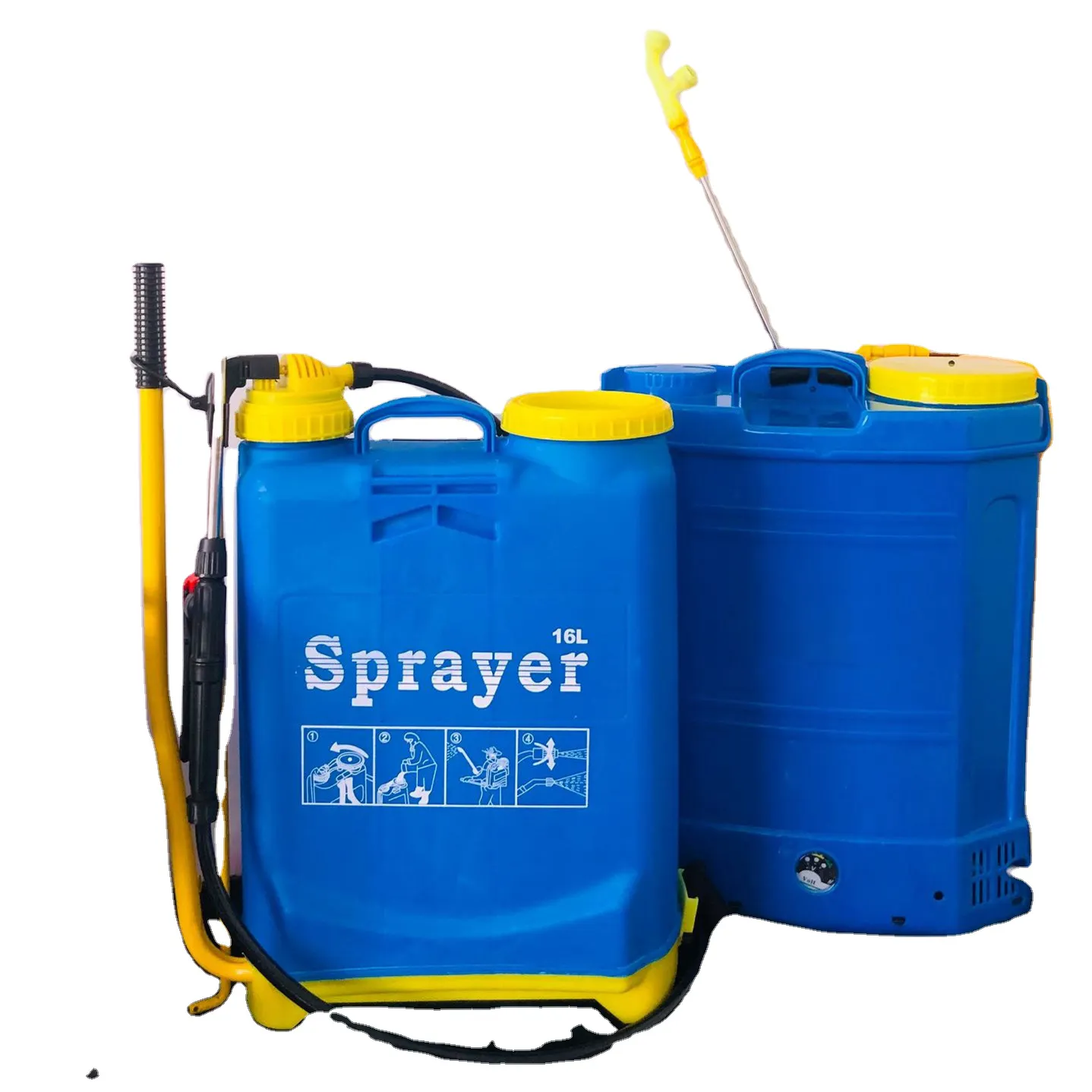 Good quality factory directly 16L agriculture garden knapsack manual orchard portable pressure pump chemical sprayer