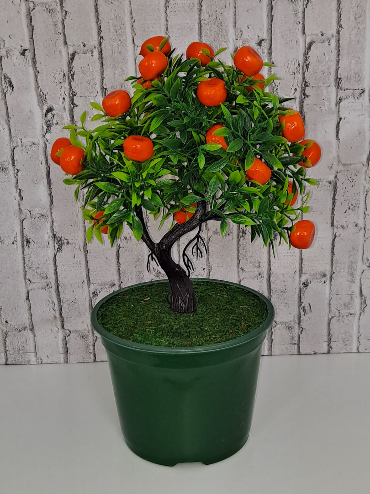 Gorgeous Orange Bonsai in pot of your choice-Artificial