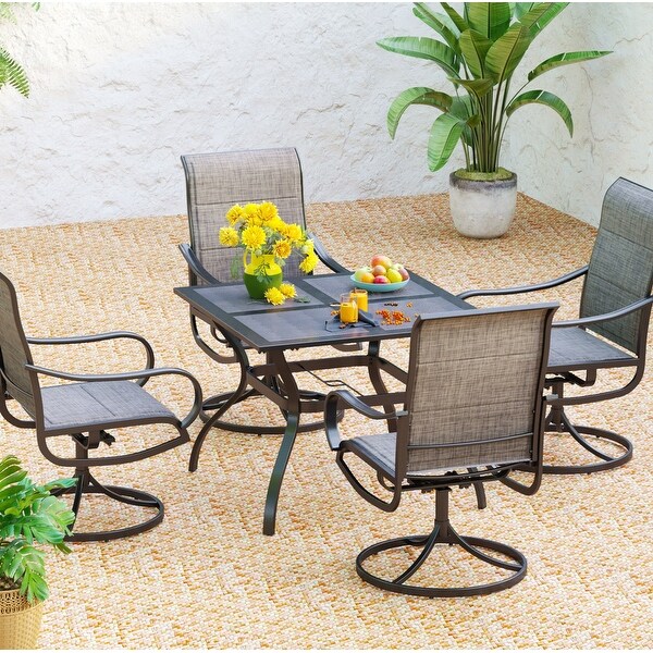 MAISON ARTS 5Piece Square Patio Dining Set