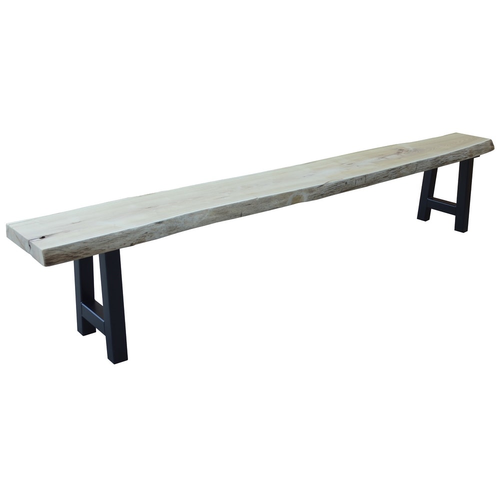 Live Edge Locust Wood Ridgemont Bench