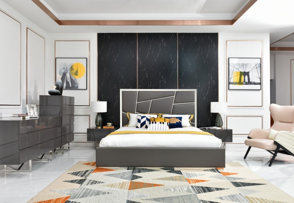 Modrest Chrysler Modern Gray Chest   Contemporary   Accent Chests And Cabinets   by Vig Furniture Inc.  Houzz