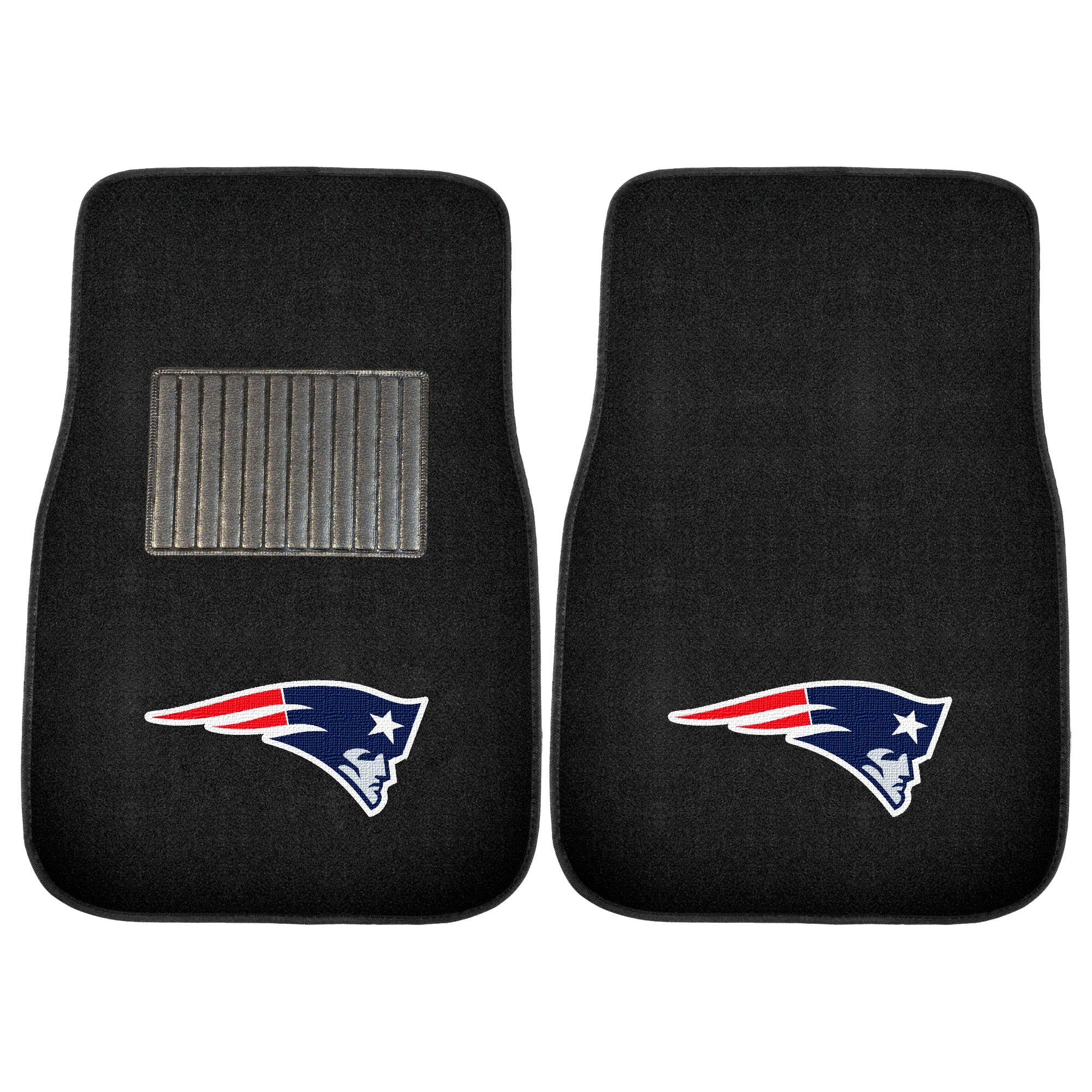 New England Patriots NFL 2-pc Embroidered Car Mat Set