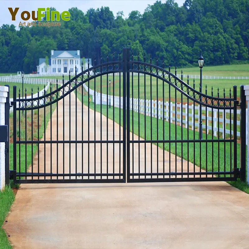 Affordable High Quality Wrought Iron Gate for House Main