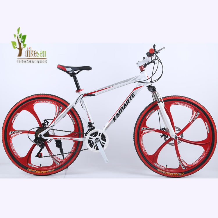 2023 26 inch carbon steel 21 speeds bicicletas folding mountain Six knife rim  bike wholesale 21speed  mountain bikes  bike