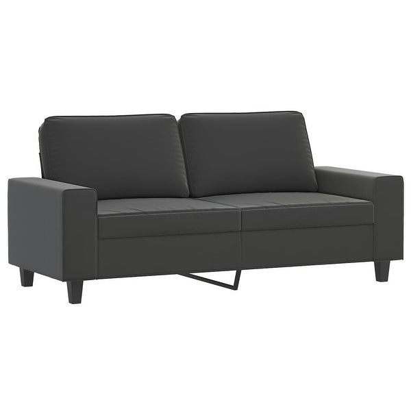 2-Seater Sofa Dark Gray 55.1