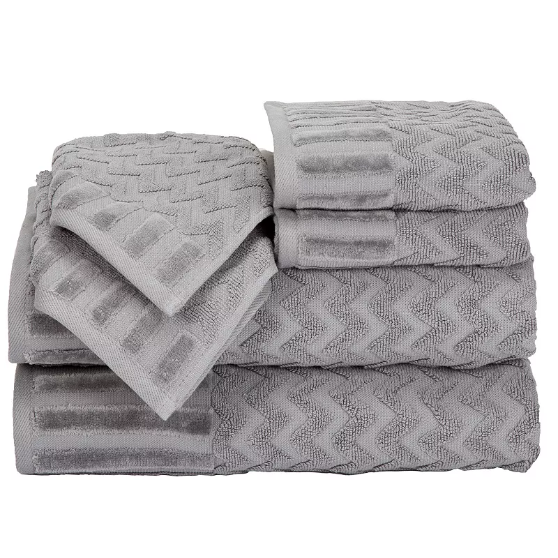 Portsmouth Home Chevron 6-piece Bath Towel Set