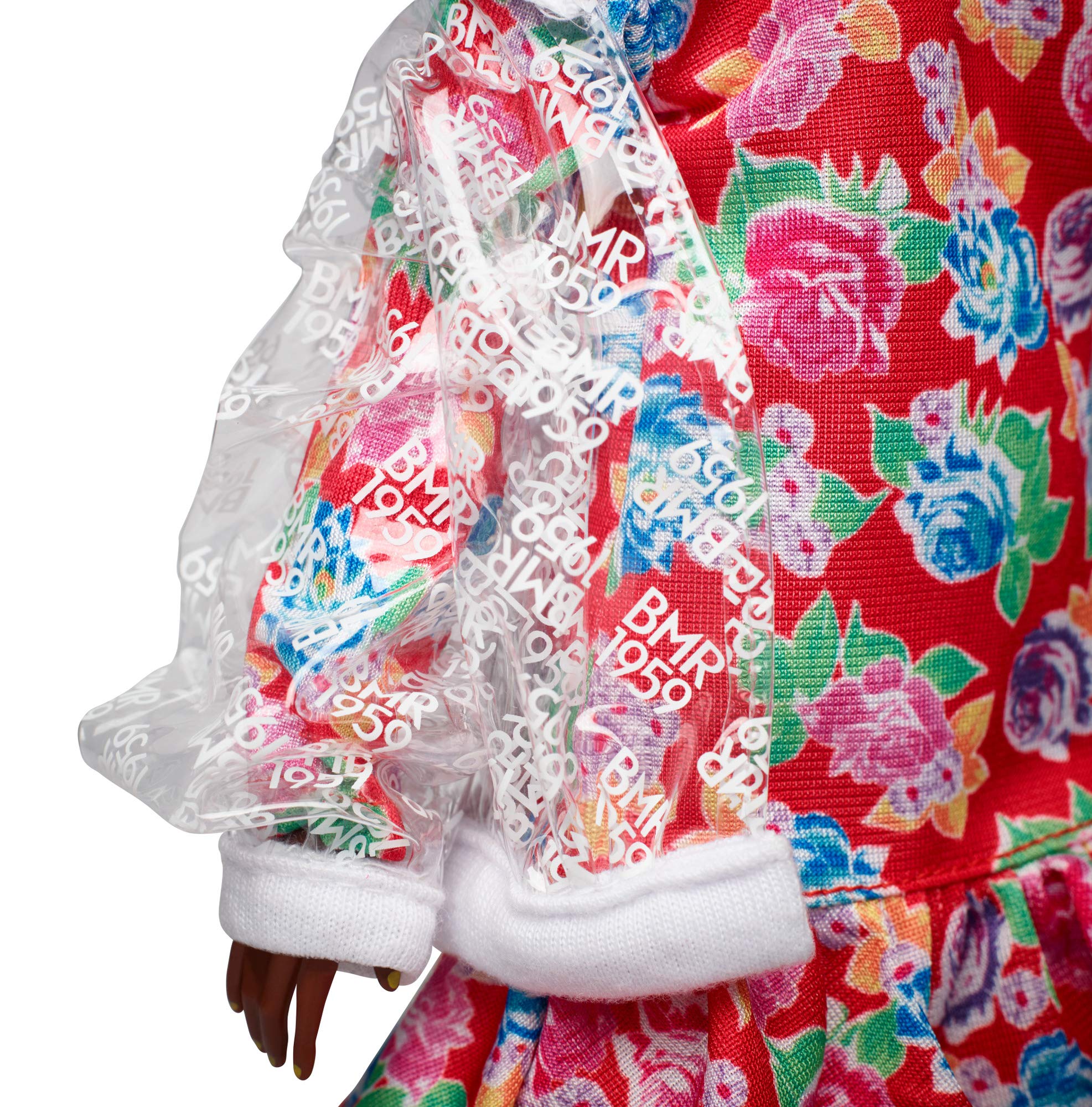 Barbie Bmr1959 - Clear Vinyl Bomber Jacket & Floral Hoodie Dress