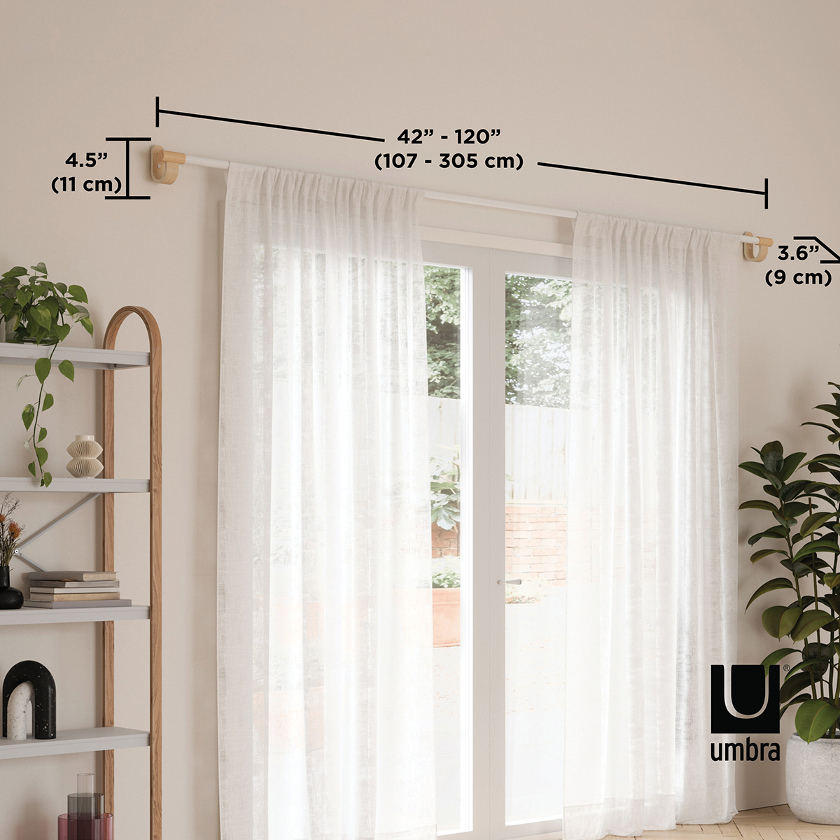 Umbra Bellwood Curtain Rod