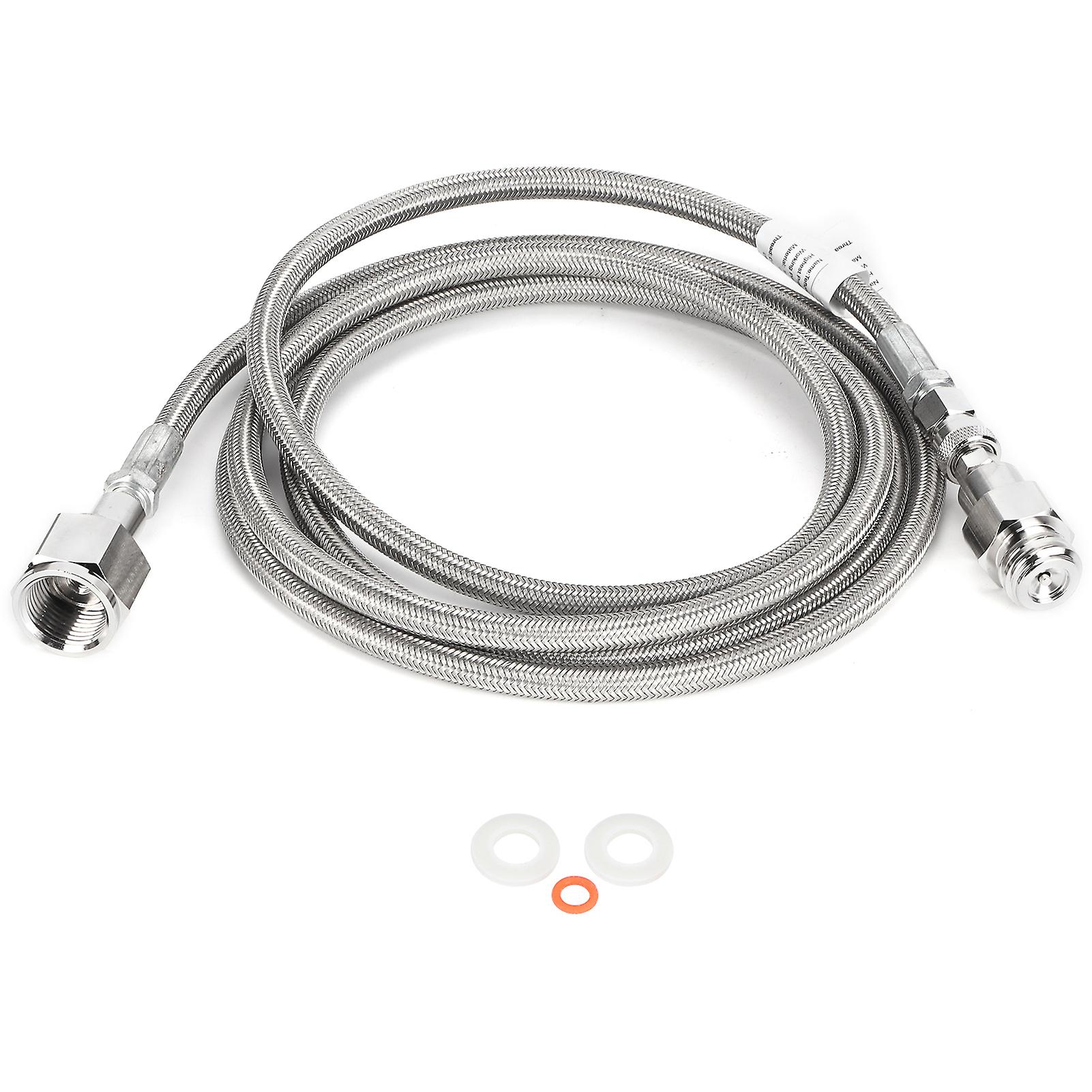 G5/814 // Tr214 External Soda Hose Co2 Tank High Pressure Hose Adapter Kit Accessory 2.5m