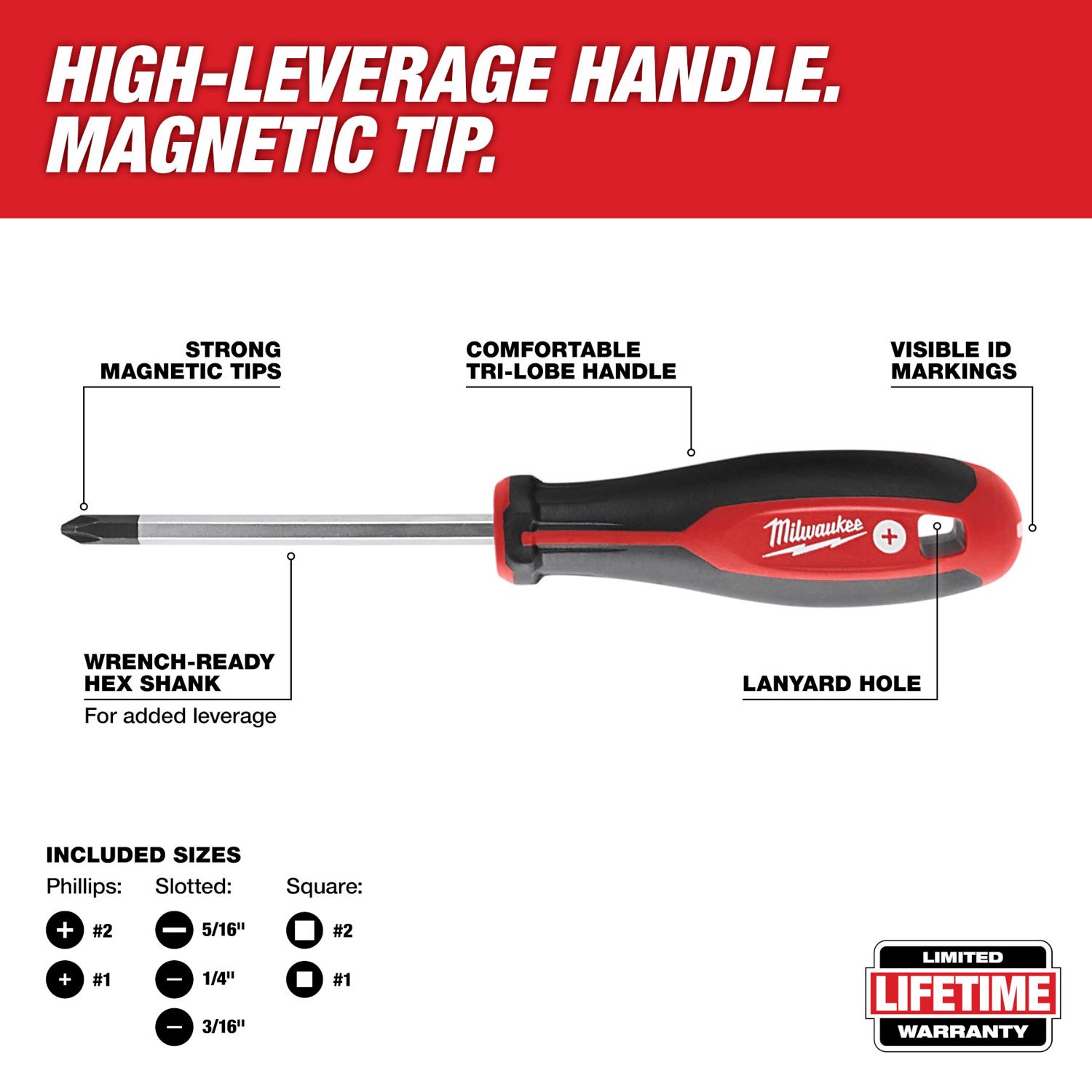 MW Square Screwdriver Kit 8 pc