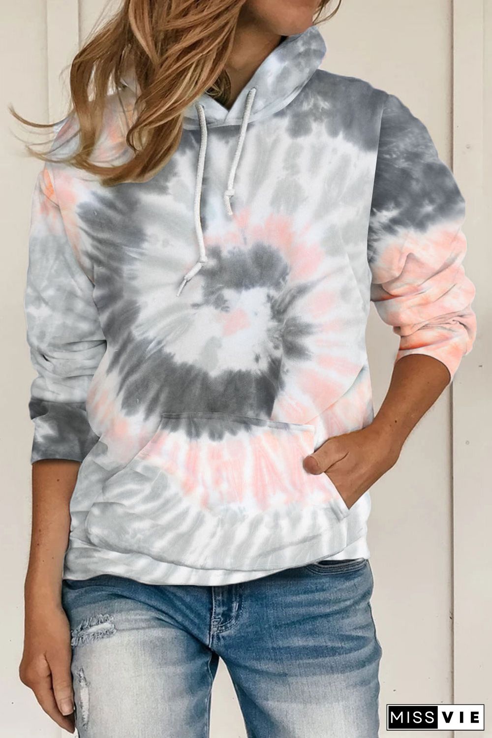 Tie Dye Pattern Hoodie