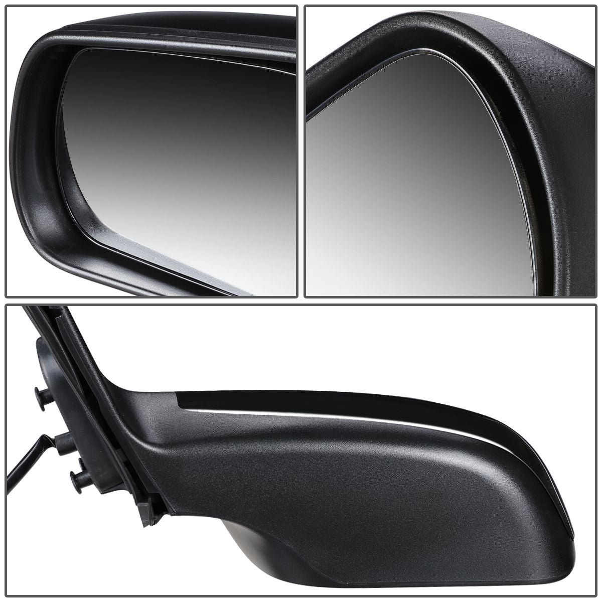 DNA Motoring OEM-MR-MA1320139 For 2003 to 2008 Mazda 6 Non Turbo OE Style Powered Driver / Left Side View Door Mirror GK2A6918ZBB 04 05 06 07