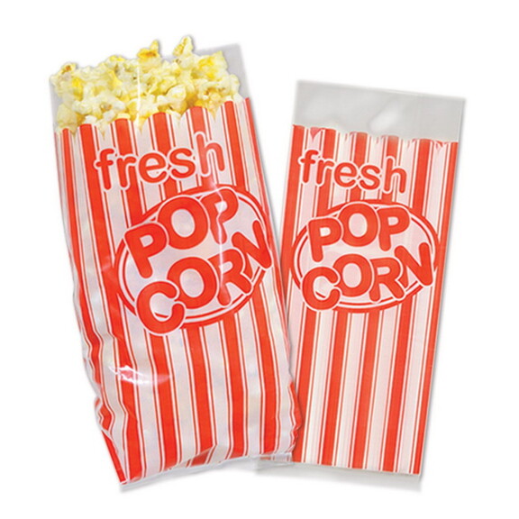 Beistle 57822 Popcorn Bags  4 x 9  189 x 2