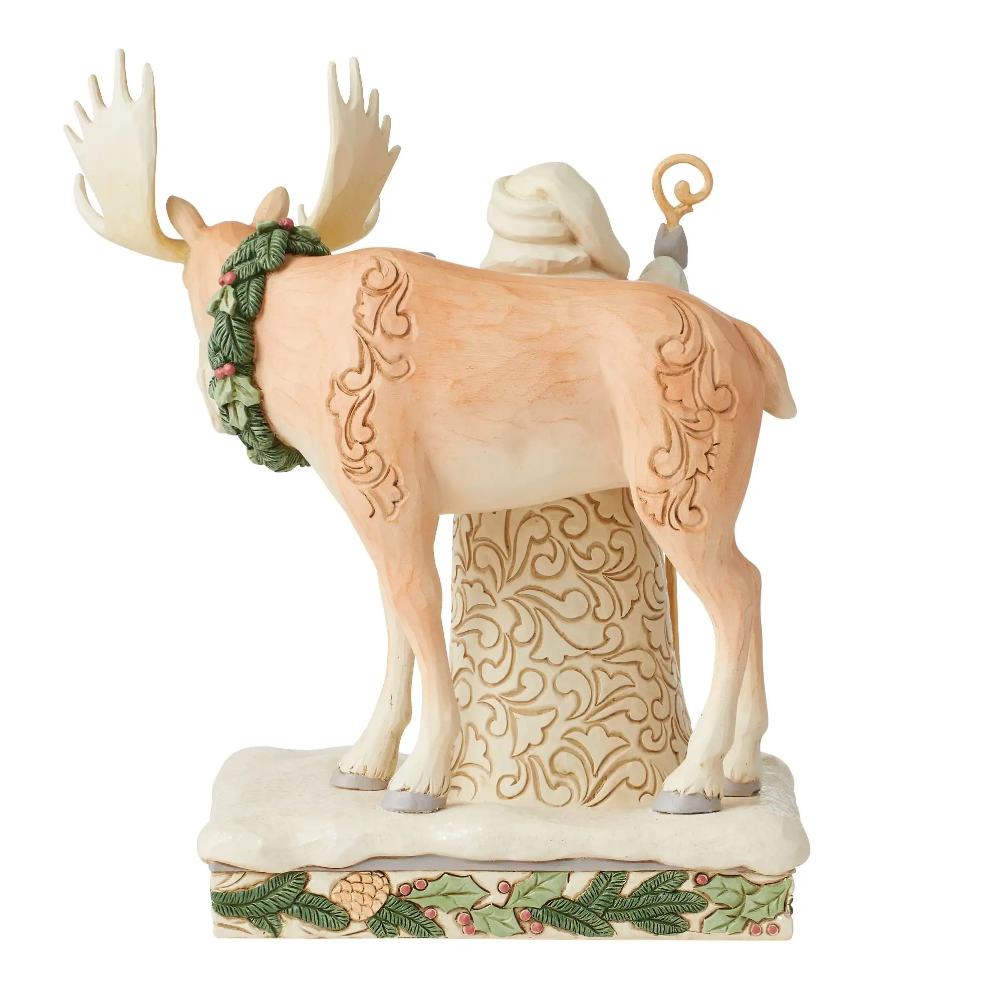 White Woodland Santa/Moose