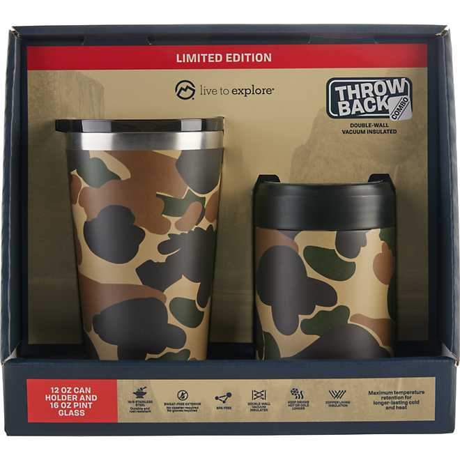 Magellan Outdoors 16 oz Camo Throwback Tumbler Set