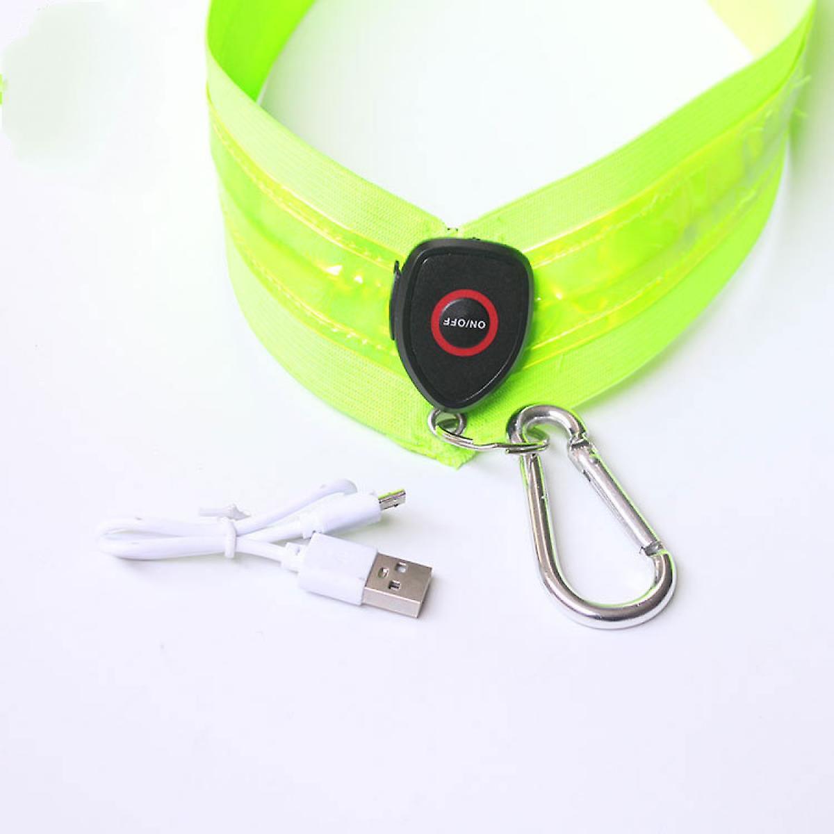 Led Night Running Gear High Visibility Reflective Sash Rechargeable Running Reflective Gear Safety Reflector For Women