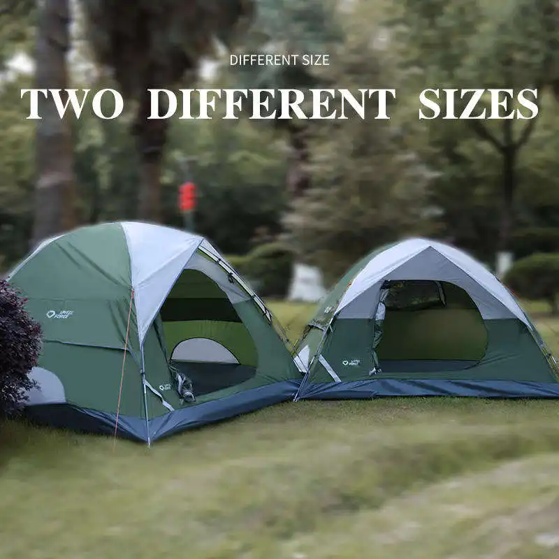 New Design Camping Beach Tent Thickened Double Waterproof Family Camping Tent