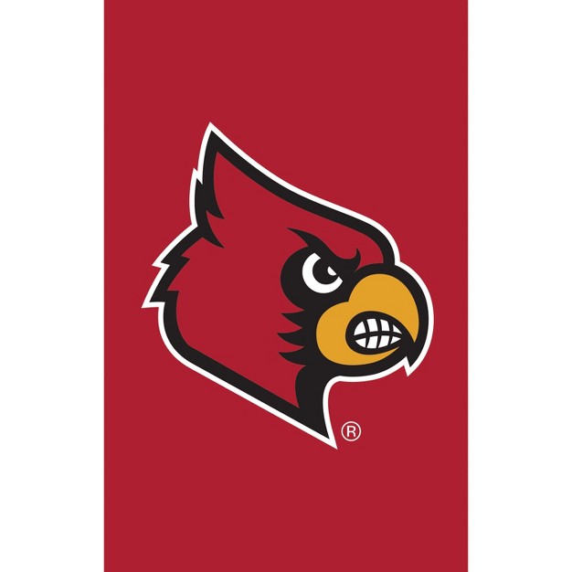 Evergreen University Of Louisville Garden Applique Flag 12 5 X 18 Inches Outdoor Sports Decor For Homes And Gardens