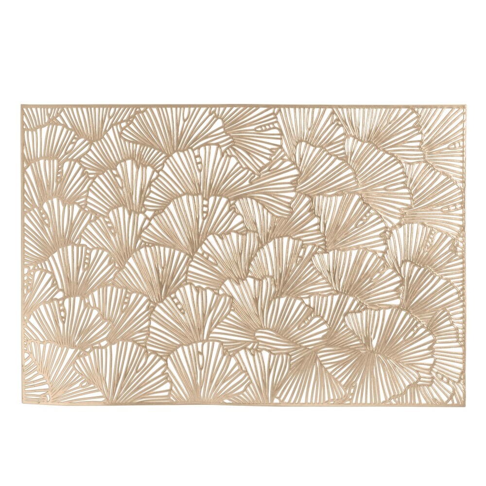 Home Details 4 Pack Shell Laser Cut Placemat