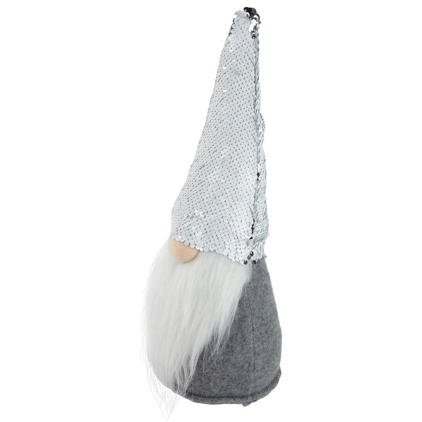 Standing Christmas Gnome with Flip Sequin Hat