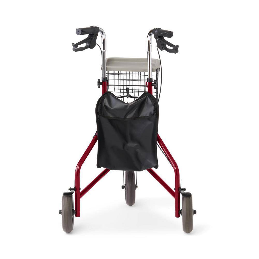 3-Wheeled Rollator Red MDS86840TRIR