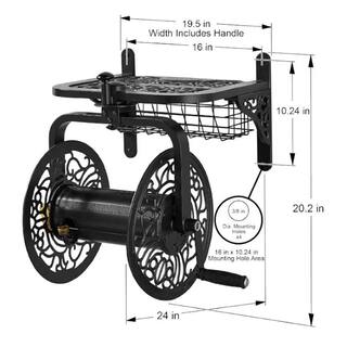 Black Rotating hose reel Navigator 714-C