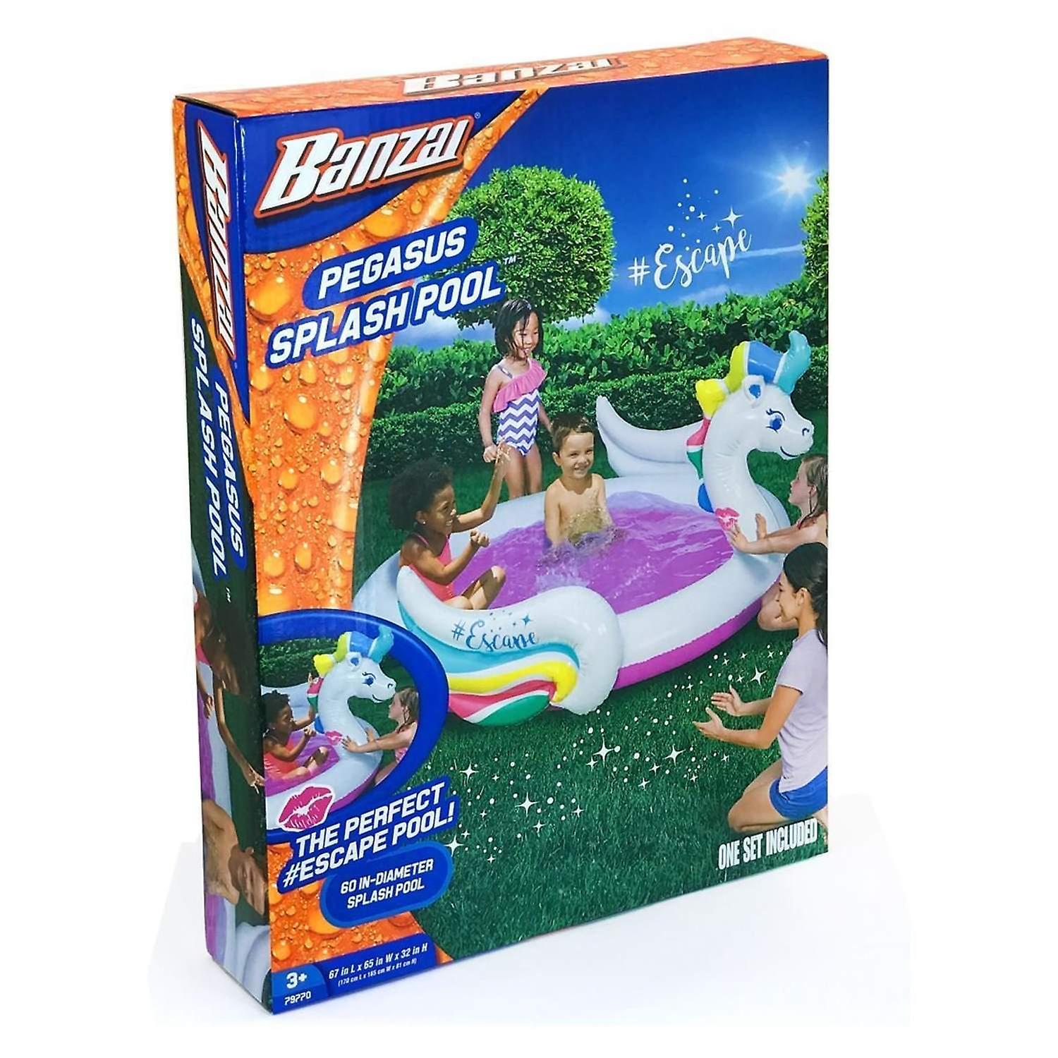 Banzai Pegasus Splash Inflatable Pool water play 170cm