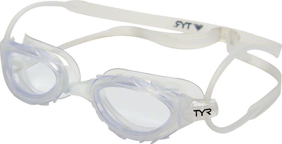 TYR Nest Pro Nano Goggle: Clear Frame/Clear Lens