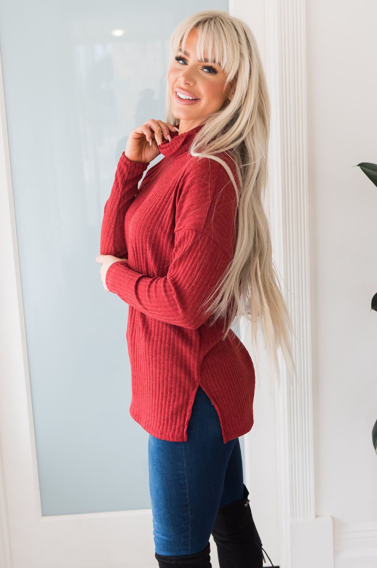 Cozy Basic Modest Turtleneck