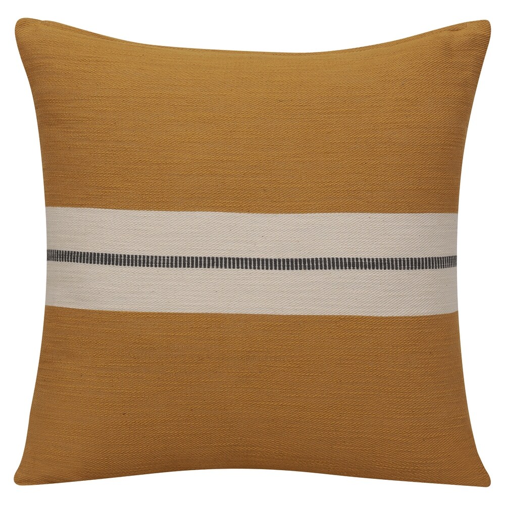 Sevita Striped Cotton Throw Pillow