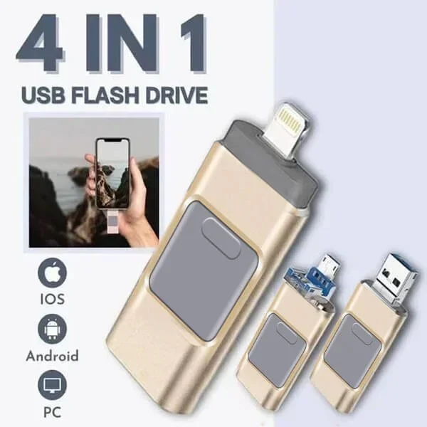 🔥 BIG SALE - 47% OFF🔥🔥4 In 1 High Speed USB Multi Drive Flash Drive