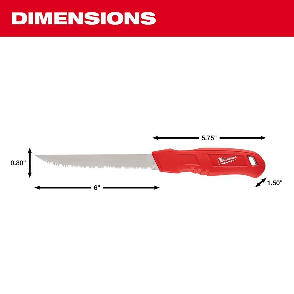 Milwaukee Serrated Insulation Knife 48-22-1922 from Milwaukee