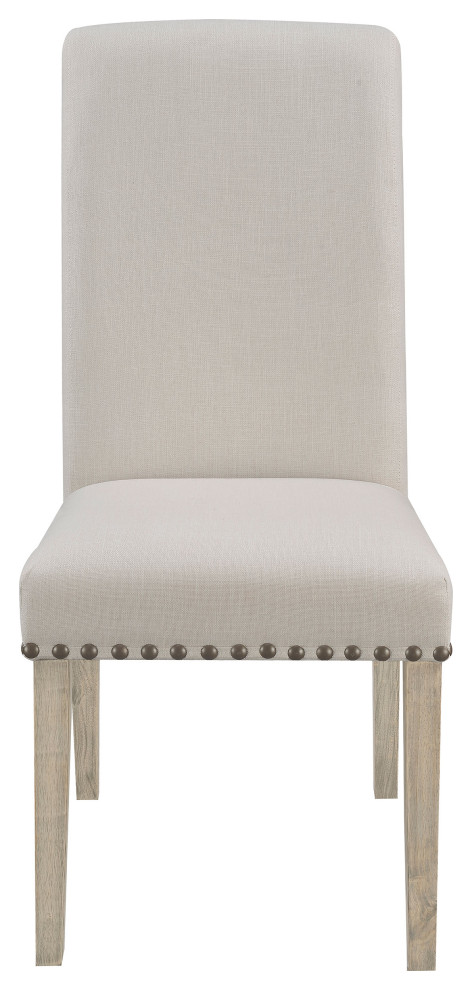 Salem Upholstered Side Chairs Rustic Smoke and Grey  Set of 2   Modern   Dining Chairs   by Modon  Houzz