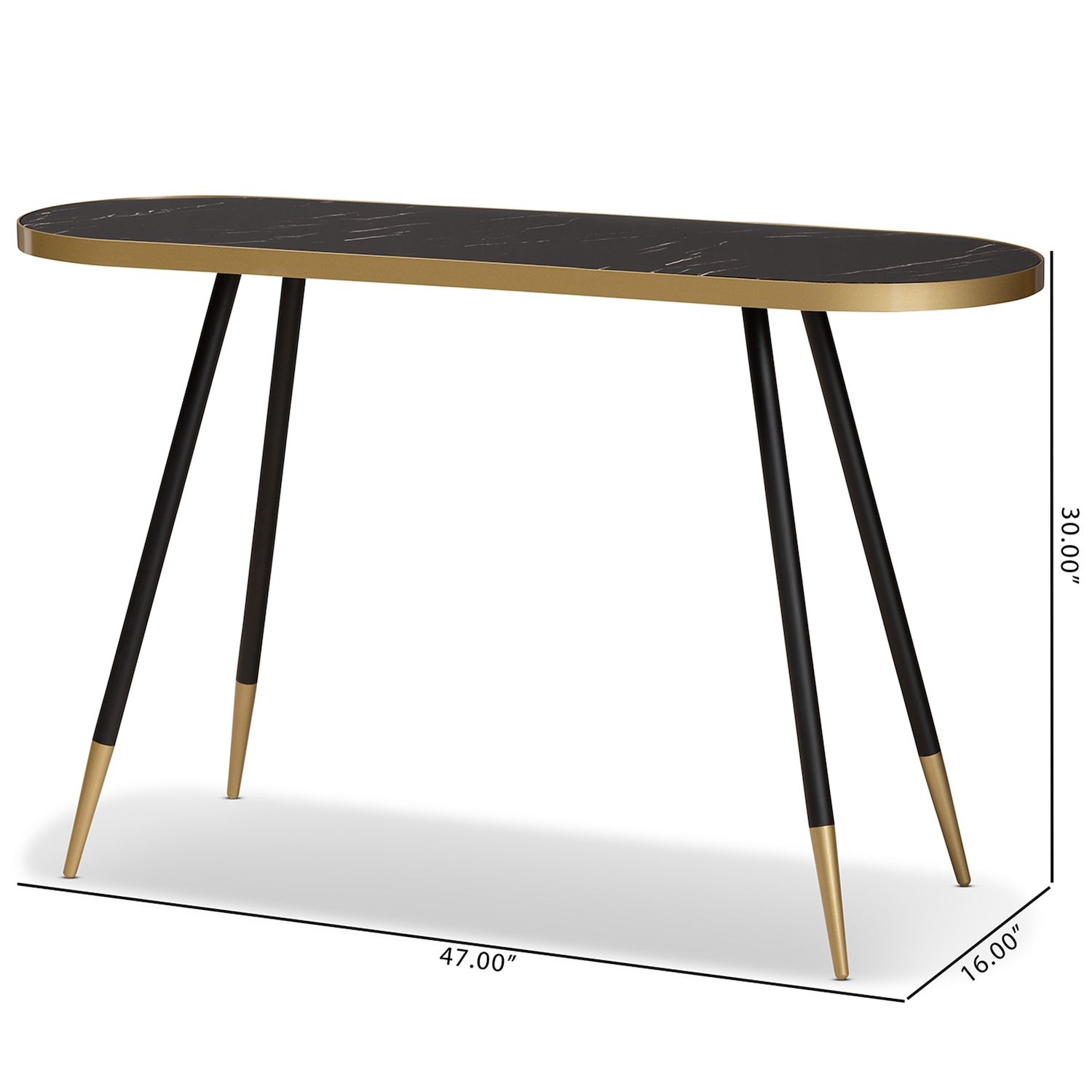 Baxton Studio Lauro Console Table