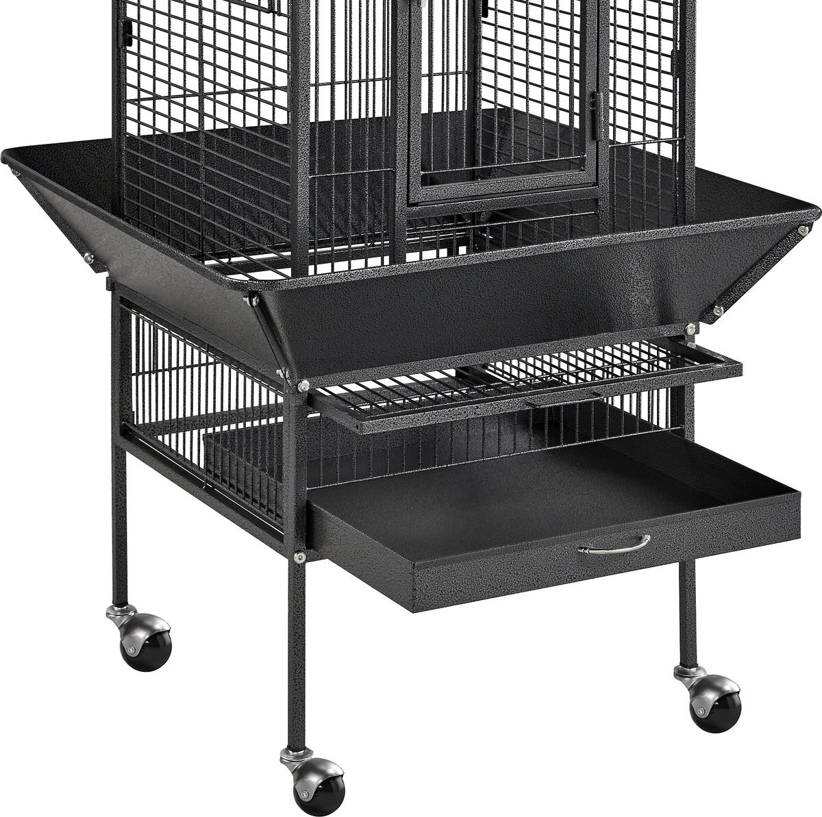 Yaheetech 61-in Rolling Parrot Cage and Playtop