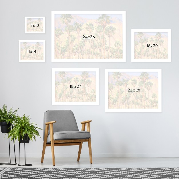 Americanflat Botanical Wall Art Room Decor Palm Trees Of The Palm Springs Desert By Suren Nersisyan