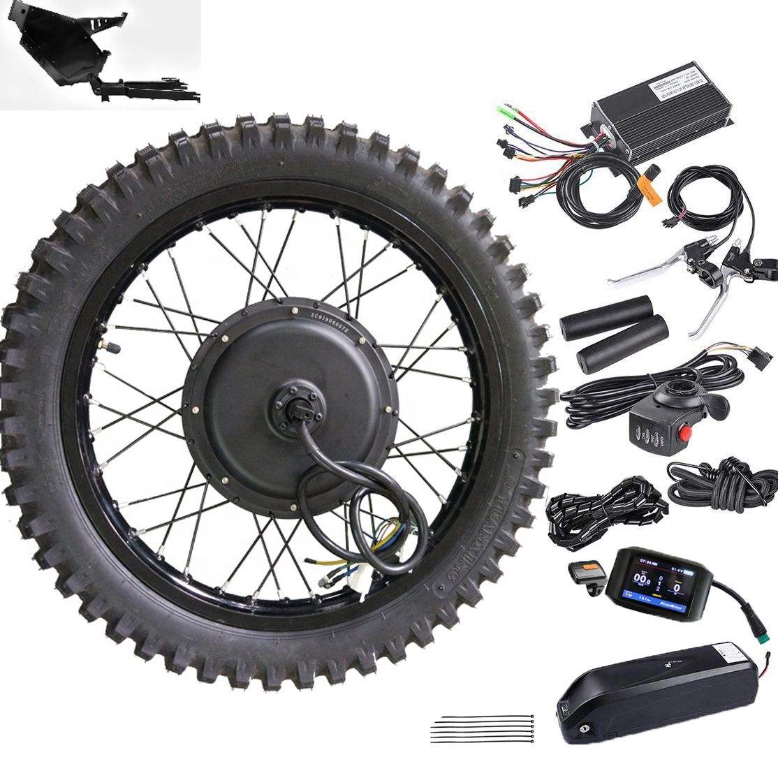 OEM Hot selling Ebike motor 36v 250w front rear E Cycle wheel e bike electric bike conversion kit 1500w ebike conversion kit