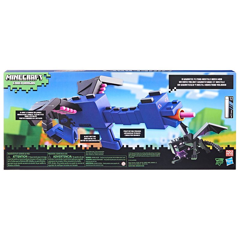 NERF Minecraft Ender Dragon Dart Blaster