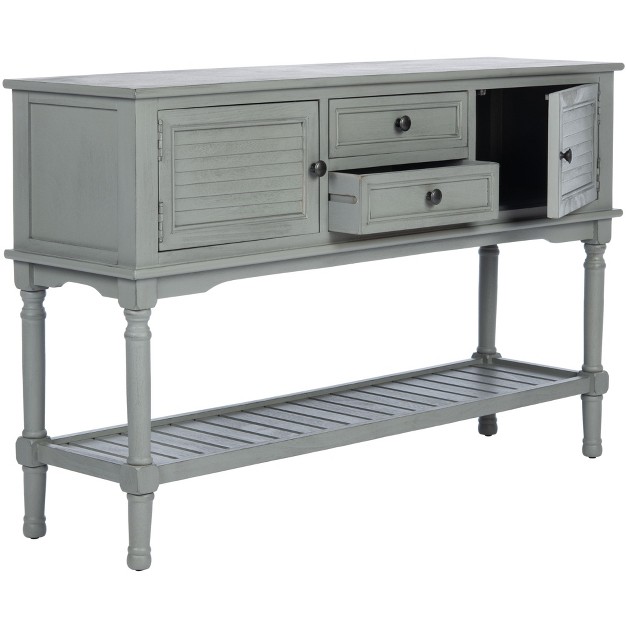 Tate 2 Drawer 2 Door Console Table Safavieh