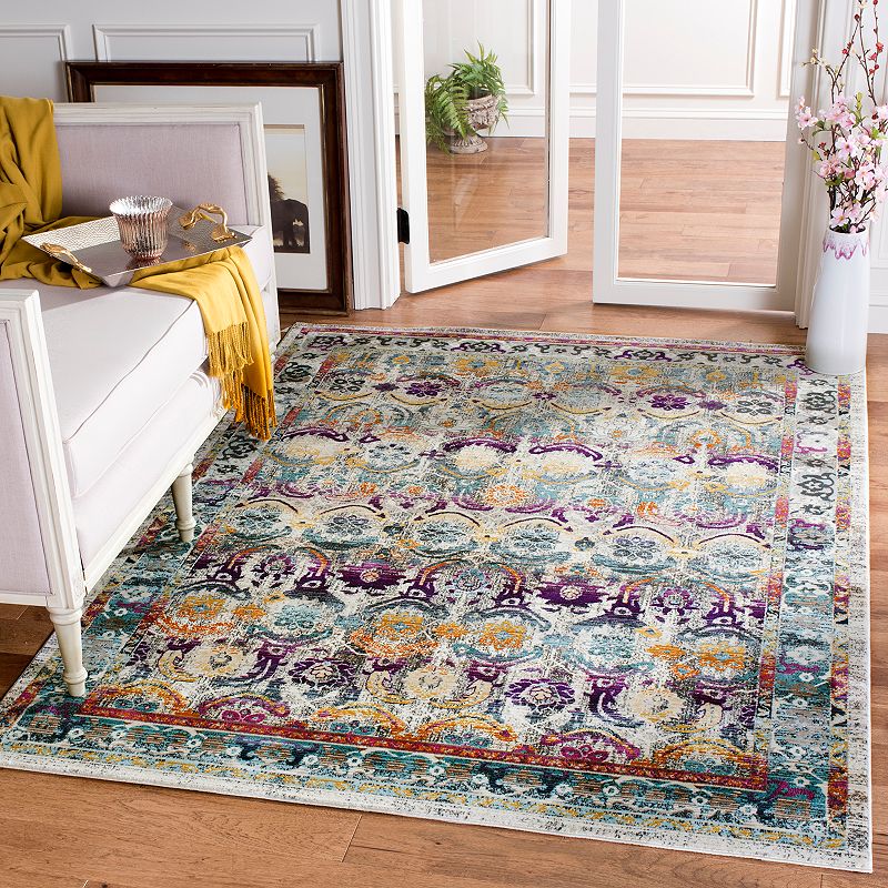 Safavieh Baldwin Melody Framed Floral Rug