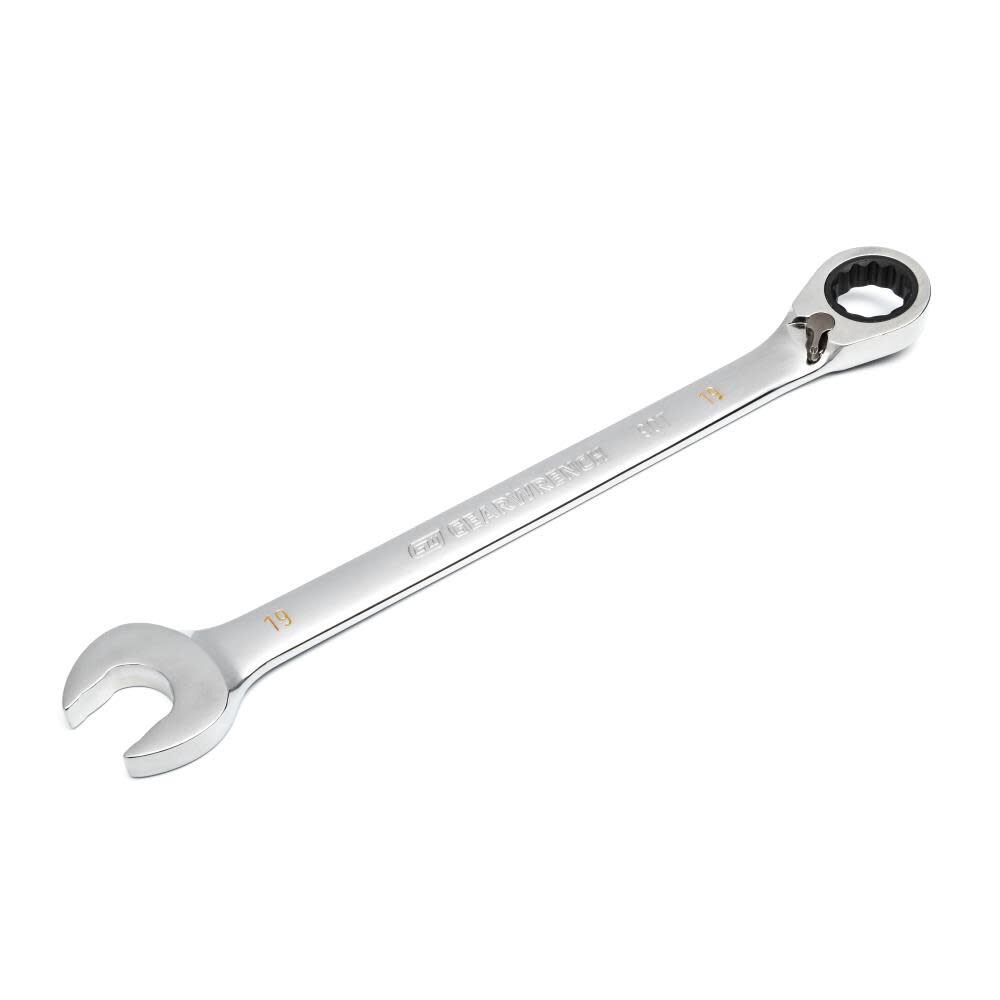 GEARWRENCH 19mm 90-Tooth 12 Point Reversible Ratcheting Wrench 86619 from GEARWRENCH